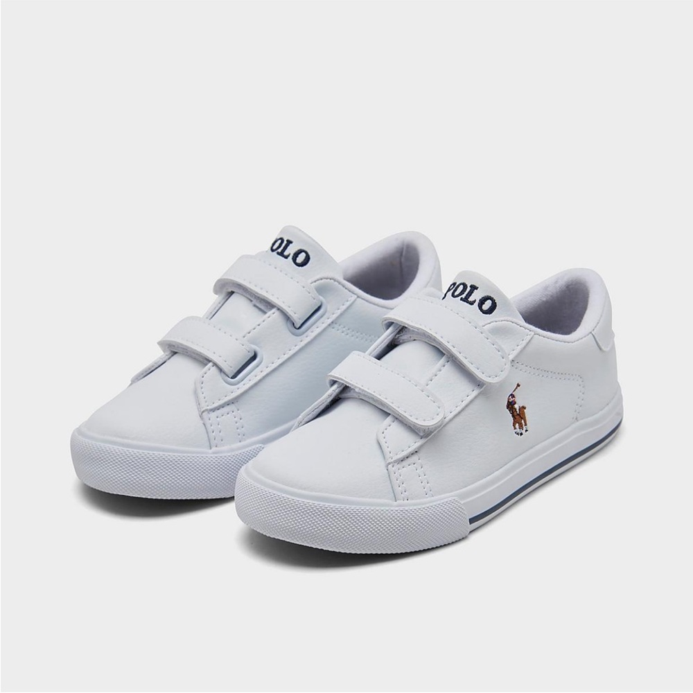 Polo Ralph Lauren Easten II EZ HOOK-AND-LOOP CASUAL SNEAKERS - SZ 5 C, 6 C